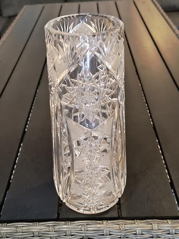 Duży wazon kryształowy