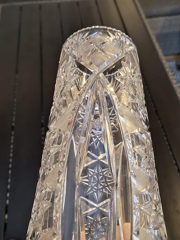 Duży wazon kryształowy