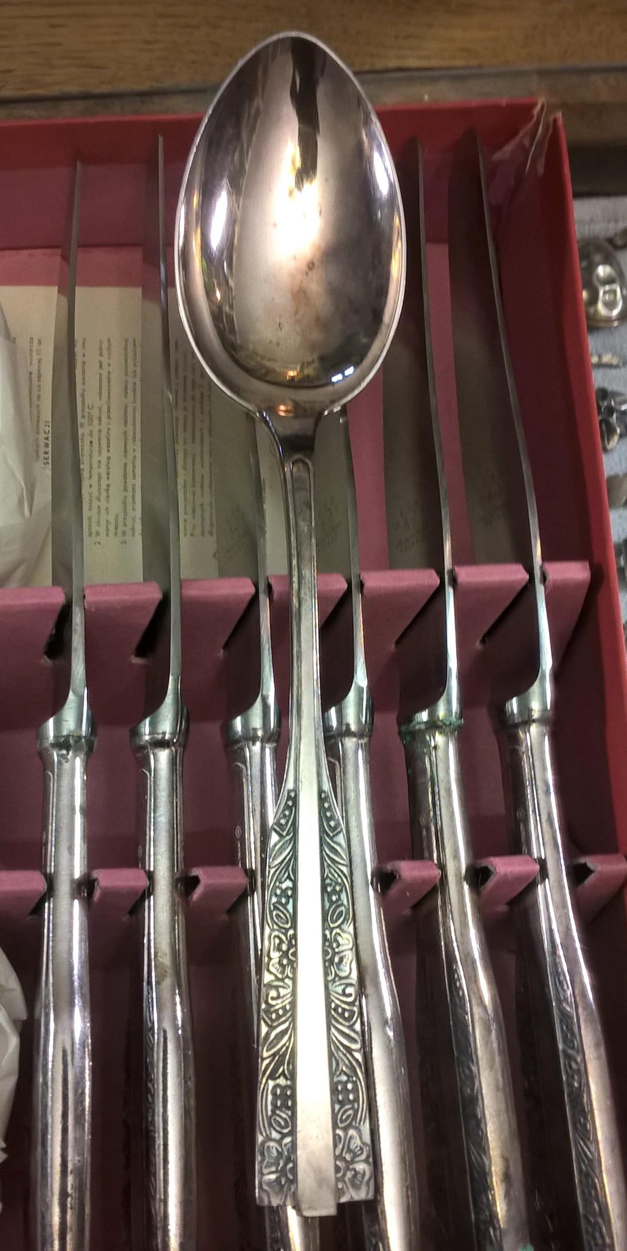 Zestaw sztućców HEFRA, 30 elementów - NIEUŻYWANY