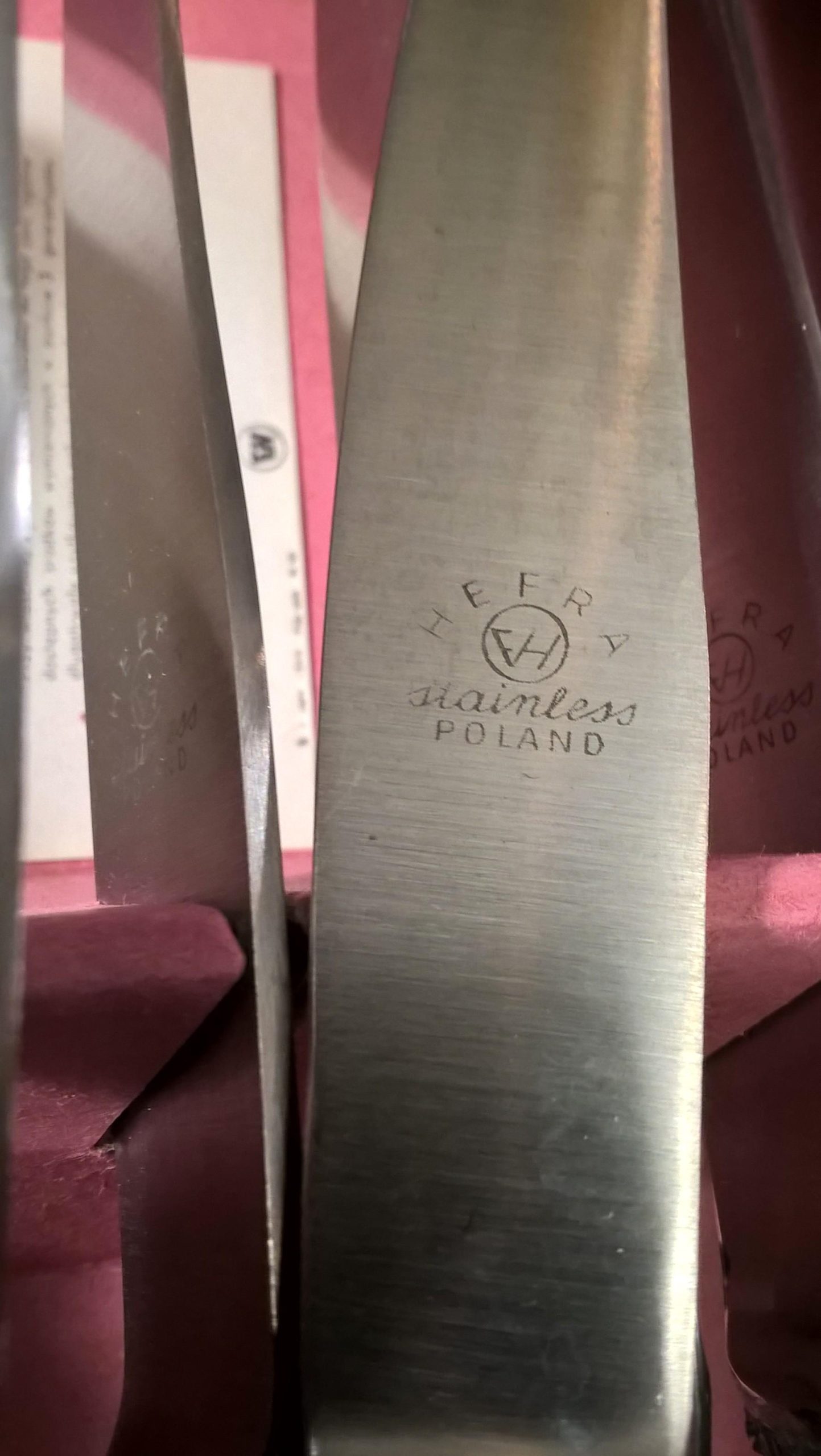 Zestaw sztućców HEFRA, 30 elementów - NIEUŻYWANY