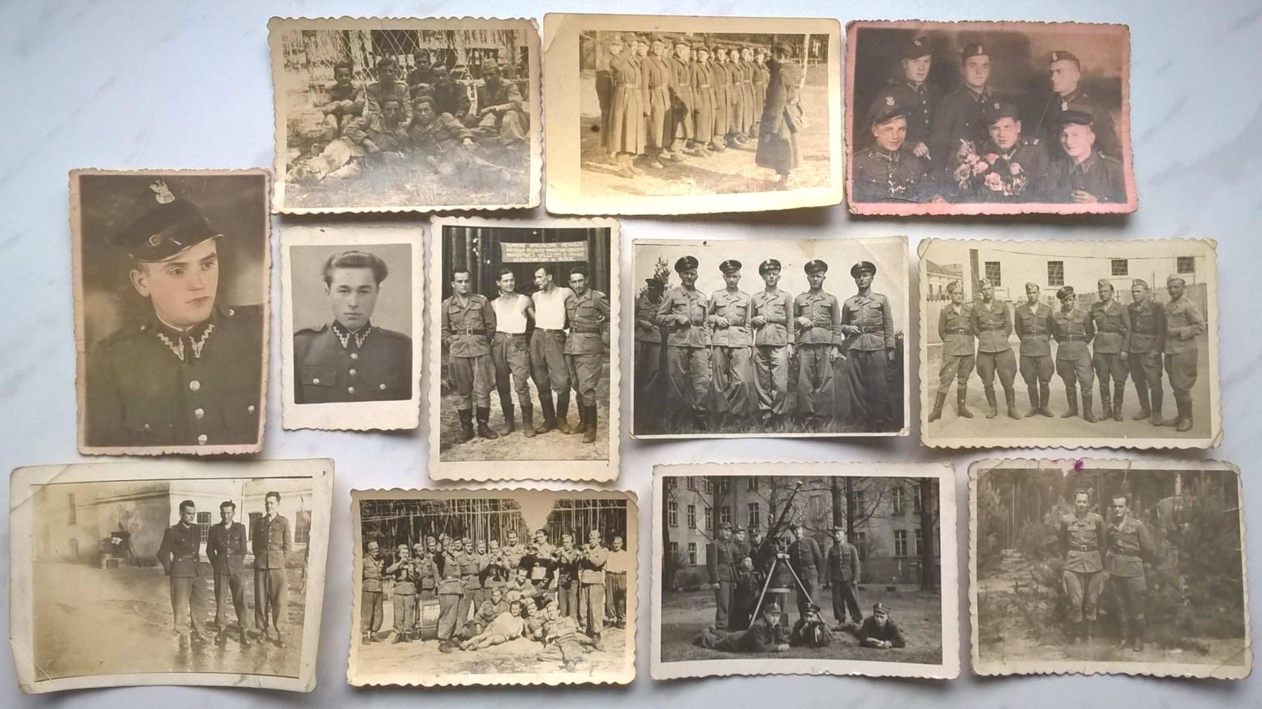 Zestaw zdjęć żołnierzy LWP