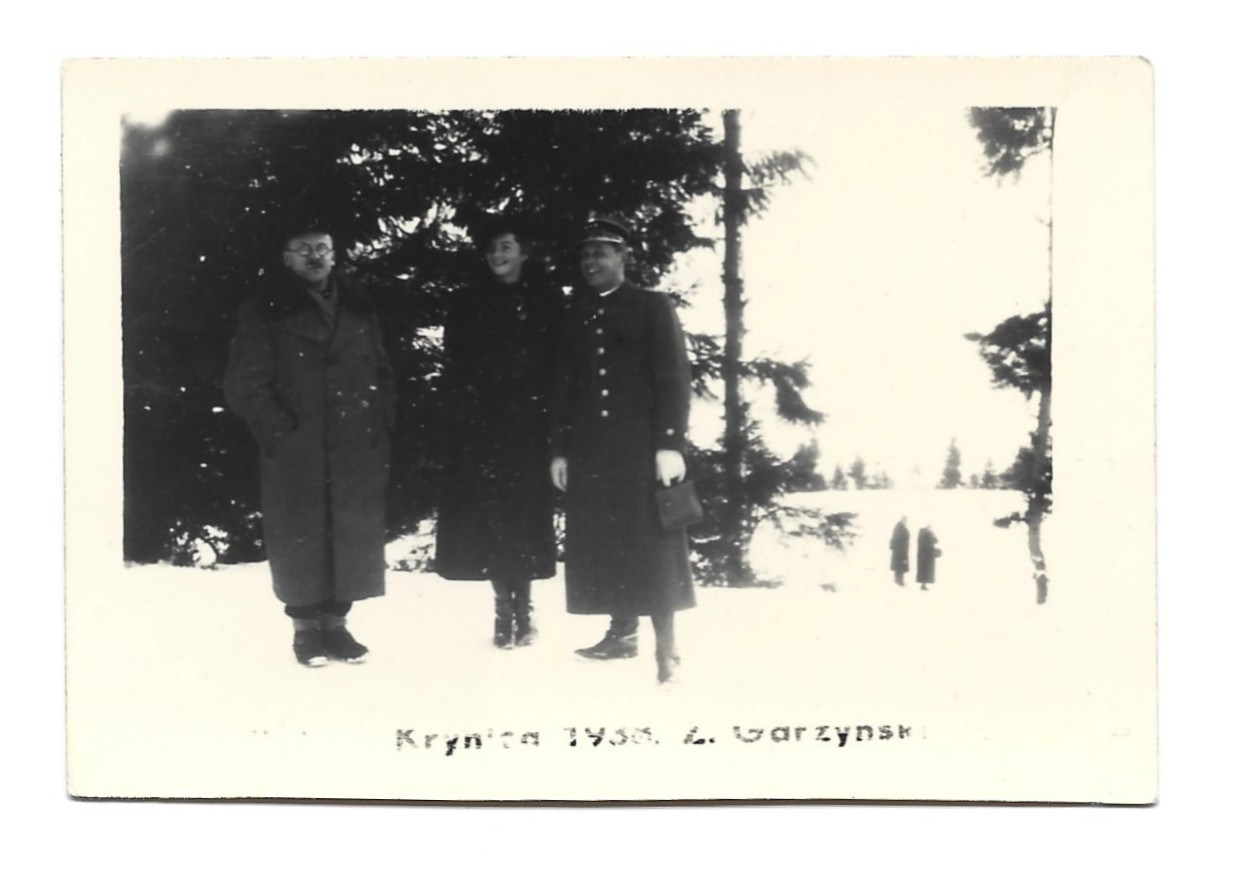 Zdjęcie oficera Wojska Polskiego, II RP - Krynica, 1938 r.