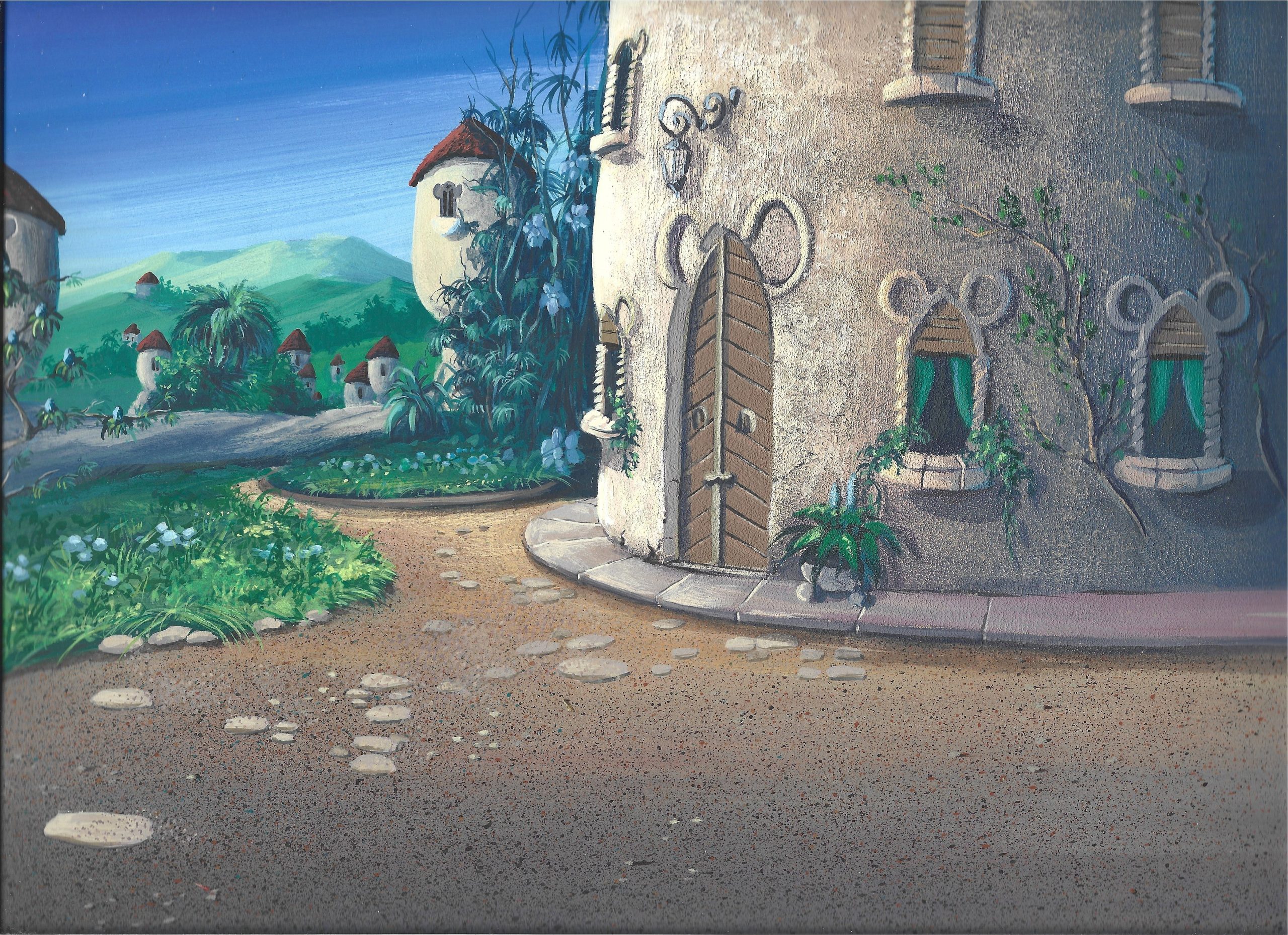 Tło animacyjne z bajki HANNA-BARBERA – Studio Filmów Rysunkowych