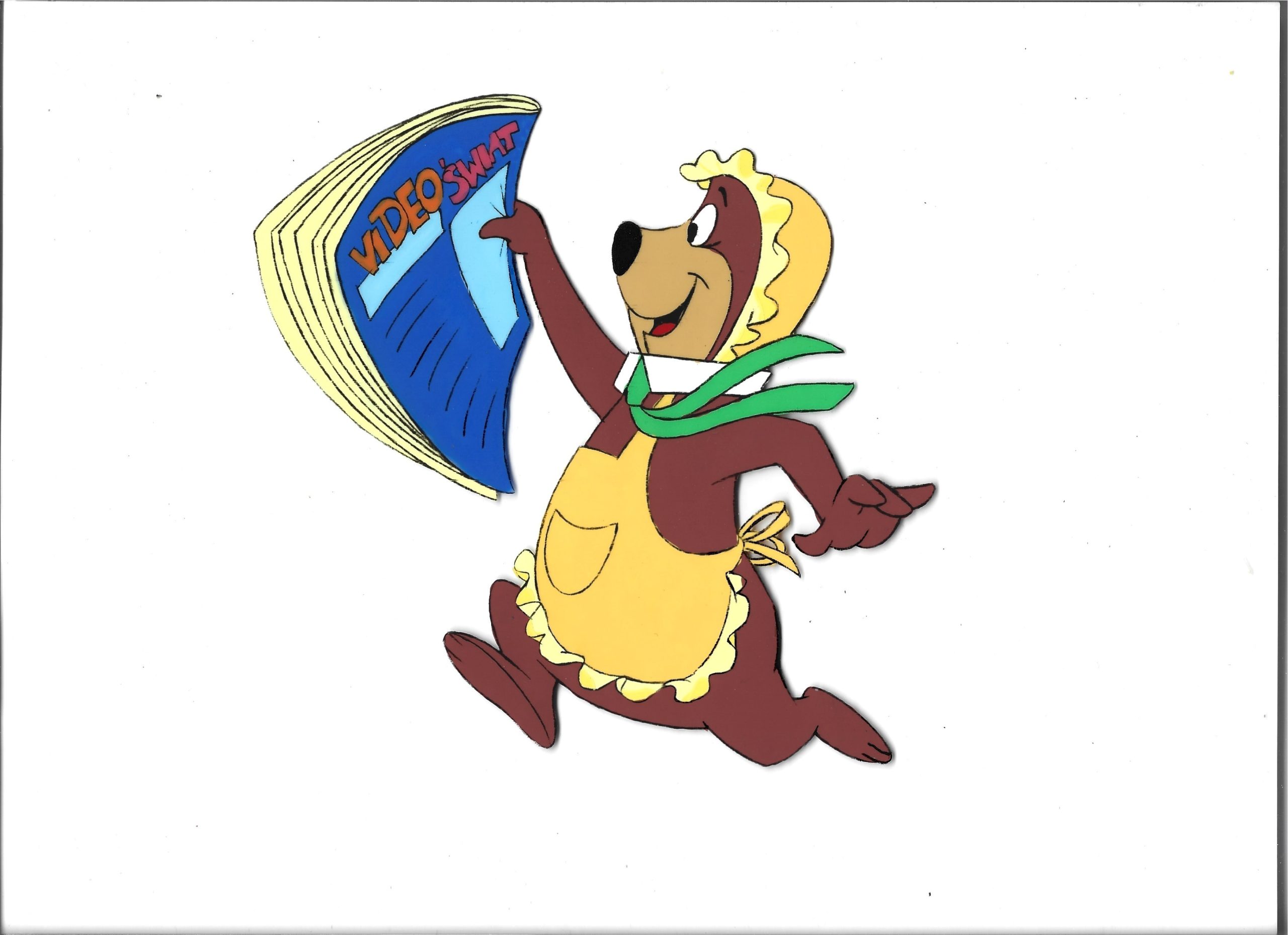 Folia animacyjna - Miś Yogi (Yogi Bear) z gazetą VIDEO ŚWIAT