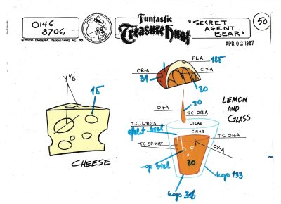 Folia animacyjna z bajki „MIŚ YOGI – Funtastic Treasure Hunt – Secret Agent Bear” – Hanna-Barbera, 1987 r. (50)