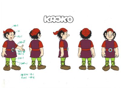 Folia animacyjna z kreskówki „Kajko i Kokosz” – KAJKO [9]