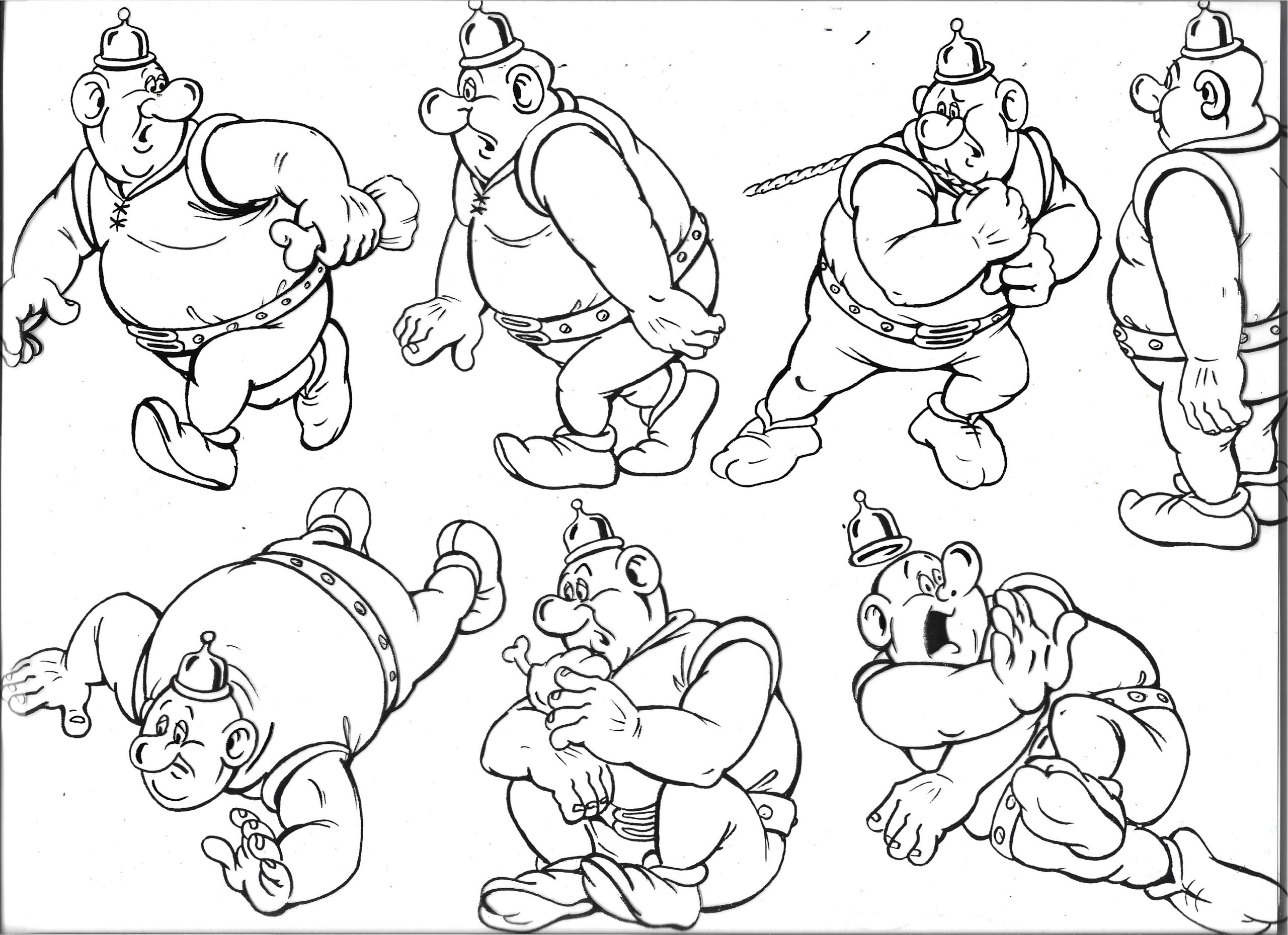 Folia animacyjna z bajki „Kajko i Kokosz” – KOKOSZ