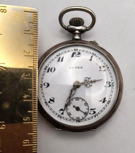Zegarek kieszonkowy ZETKA, 1926 r.