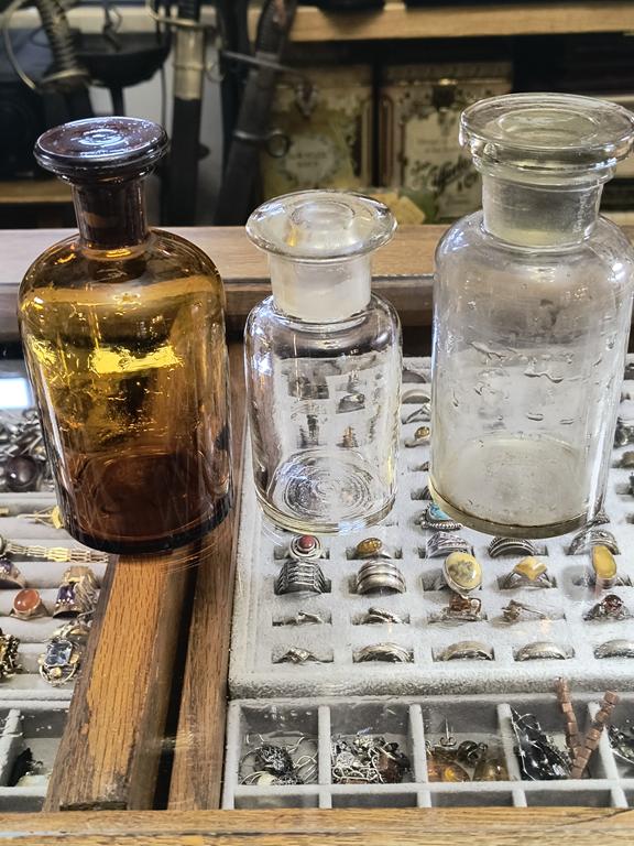 Zestaw butelek aptecznych, 3 szt.