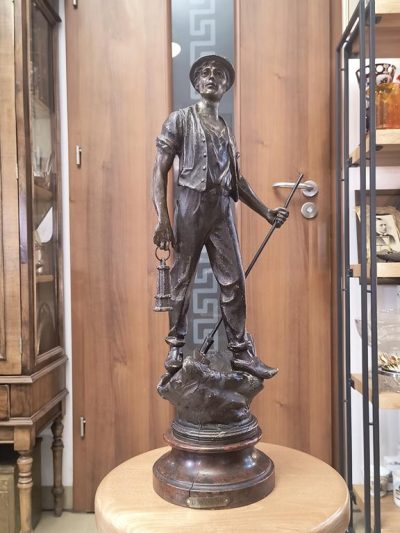 Duża figurka górnika - LE MINEUR