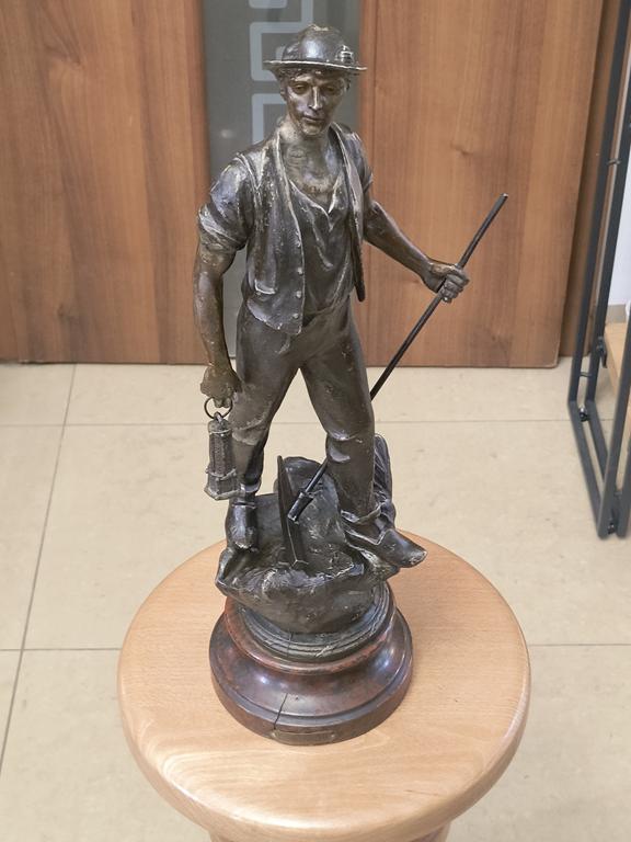 Duża figurka górnika - LE MINEUR