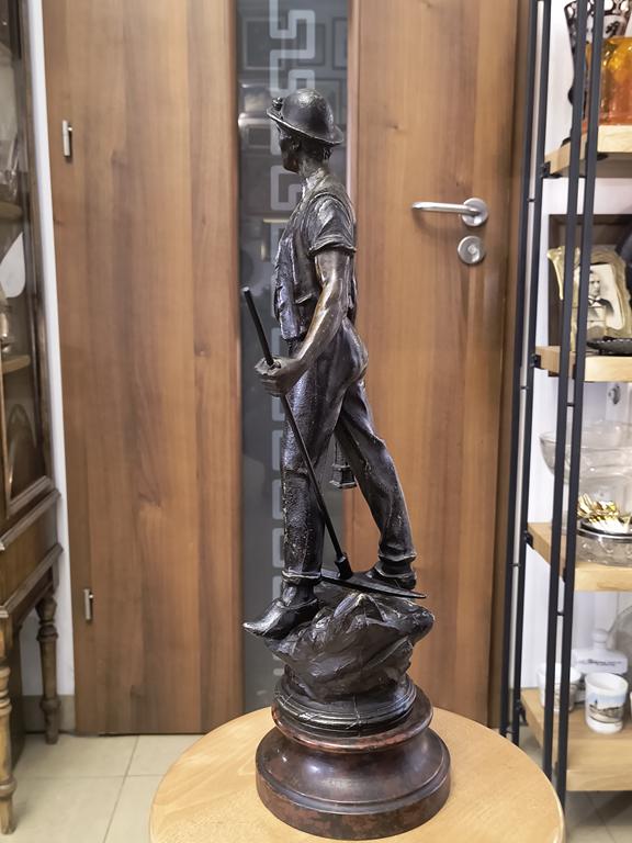 Duża figurka górnika - LE MINEUR