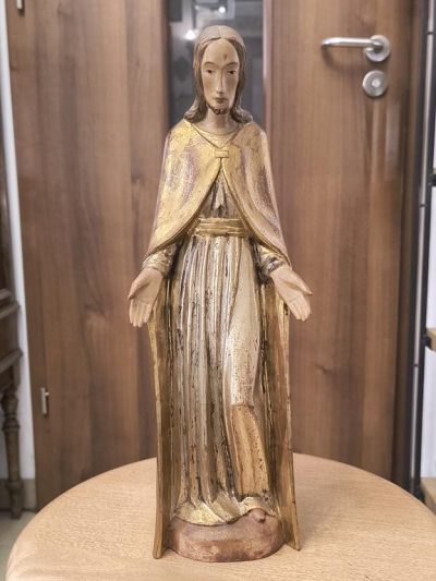 Drewniana figurka - Jezus Chrystus, XX w.