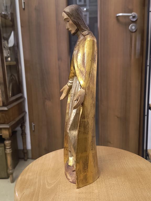 Drewniana figurka - Jezus Chrystus, XX w.