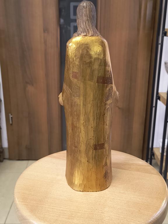 Drewniana figurka - Jezus Chrystus, XX w.