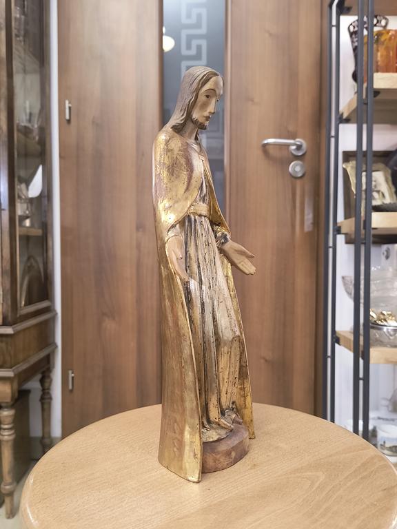 Drewniana figurka - Jezus Chrystus, XX w.