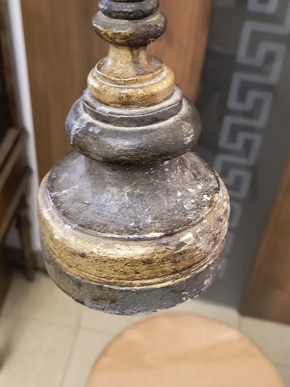 Świecznik drewniany, XVIII wiek