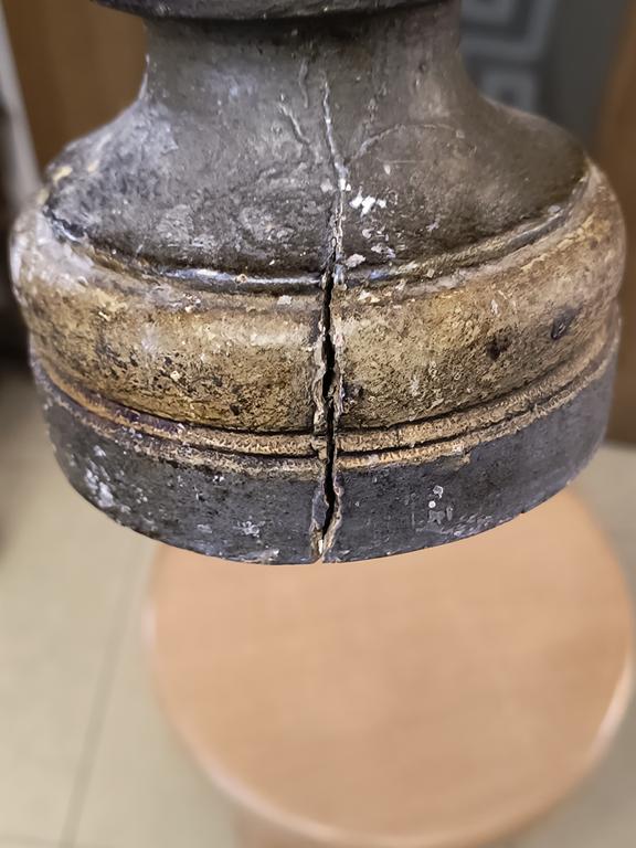 Świecznik drewniany, XVIII wiek