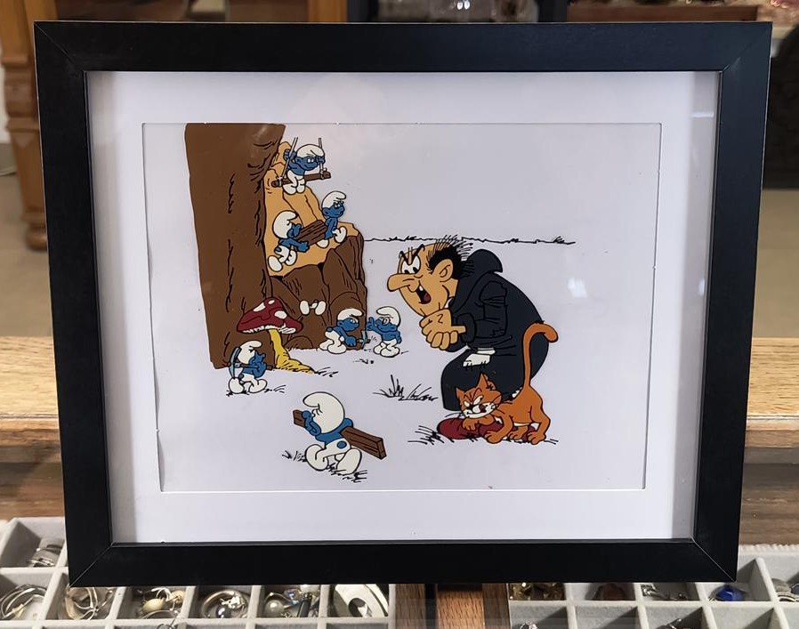 Oryginalna folia animacyjna z bajki SMERFY