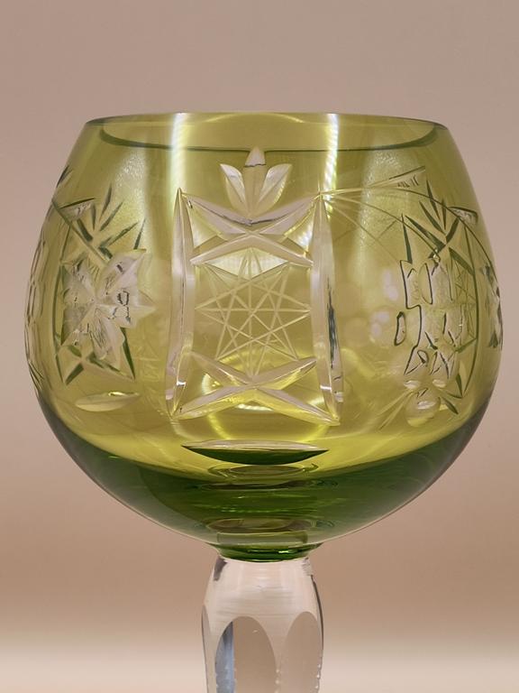 Kieliszek ze szkła kryształowego - Huta Hortensja