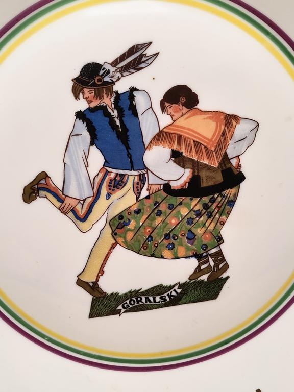 Talerz porcelanowy naścienny - III Konferencja Sprawozdawczo Wyborcza Hufca Z.H.P., Bielsko-Biała 1969
