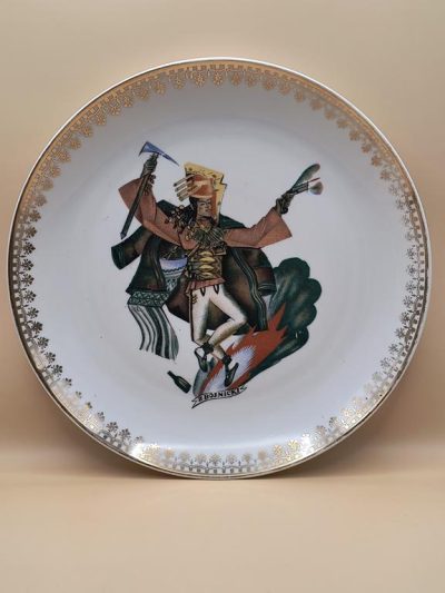 Patera porcelanowa "Taniec Zbójnicki" - według Zofii Stryjeńskiej