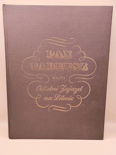 Książka "Pan Tadeusz" Adam Mickiewicz, 1988 r.