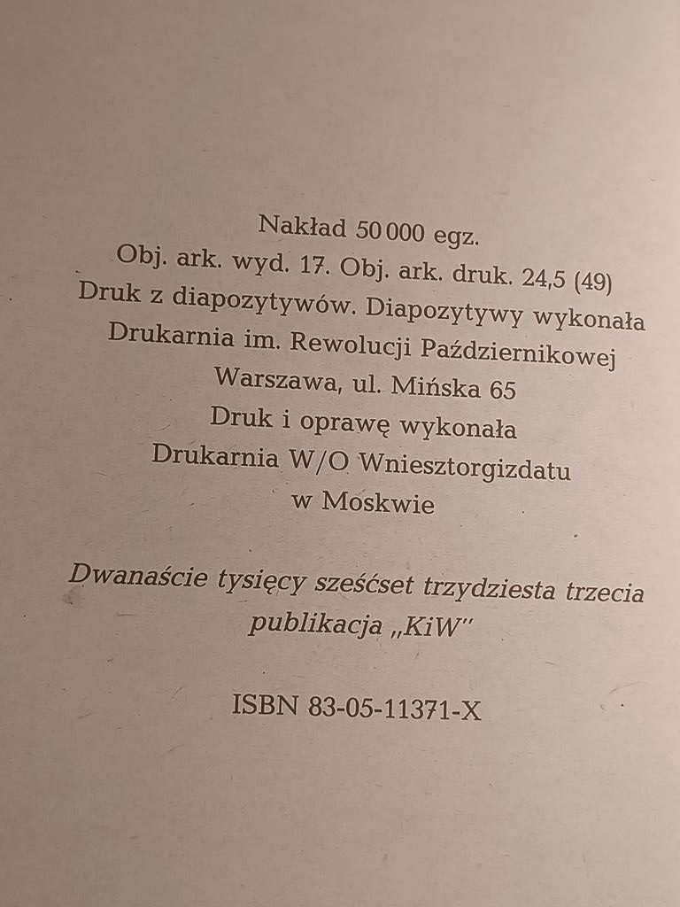 Książka "Pan Tadeusz" Adam Mickiewicz, 1988 r.