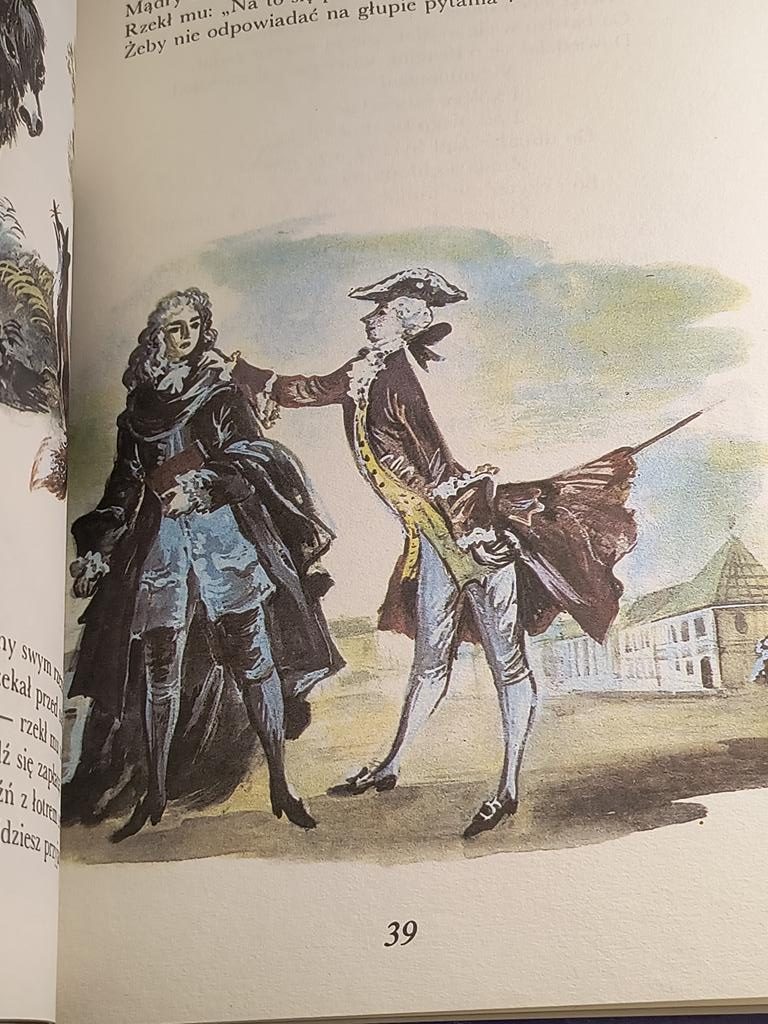 Książka "Bajki" Ignacy Krasicki, ilustracje Jan Marcin Szancer, 1988 r.