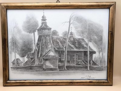 Obraz - M. Świerk "Kościół w Jawiszowicach", 2006 r.