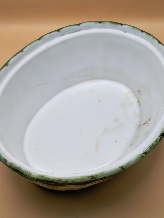 Duża kura szklana LATTIMO - malowana