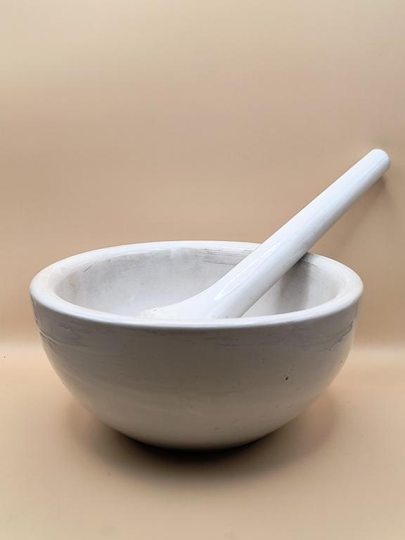 Moździerz apteczny porcelanowy - Porcelana Chodzież