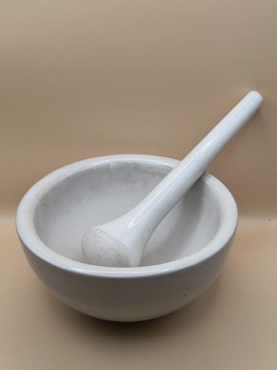 Moździerz apteczny porcelanowy - Porcelana Chodzież