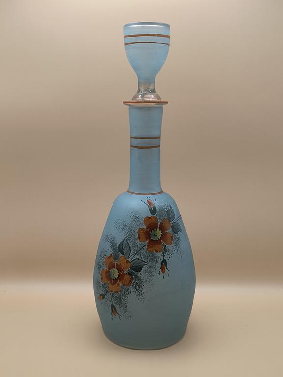 Karafka malowana - kwiaty