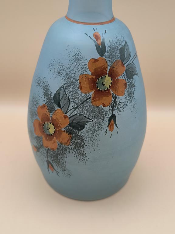 Karafka malowana - kwiaty