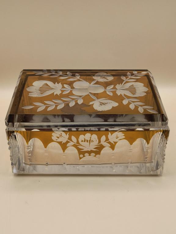 Szkatułka kryształowa