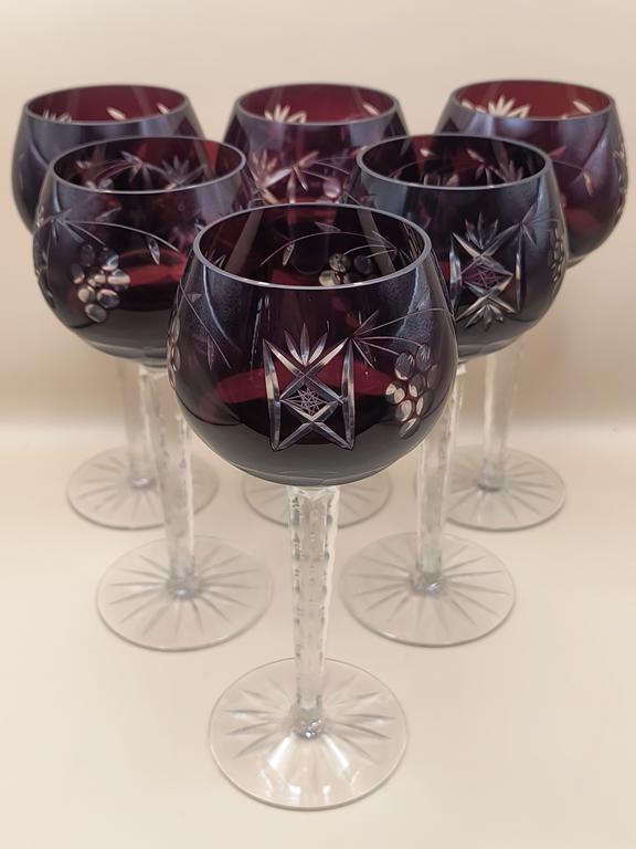 Zestaw kieliszków kryształowych REMERY