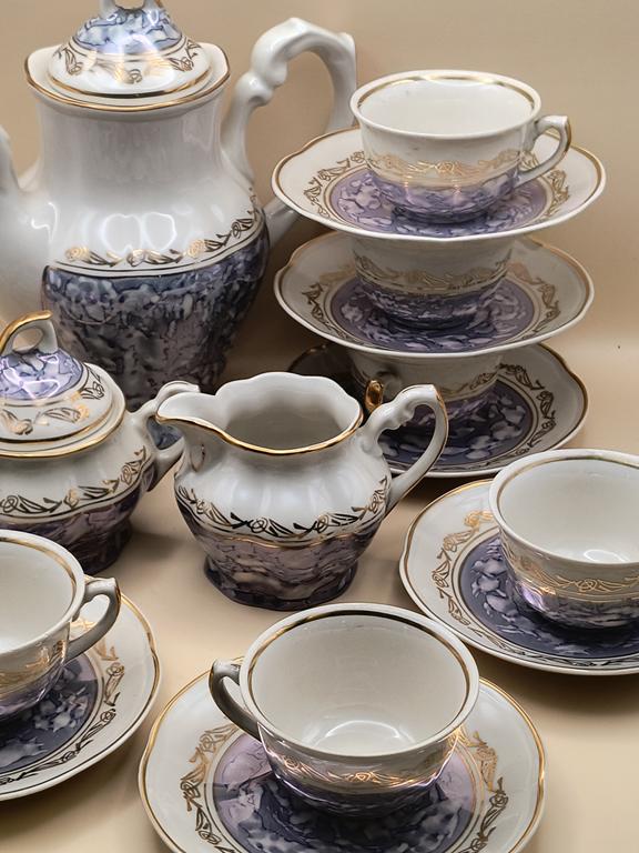 Serwis kawowy porcelanowy - CHODZIEŻ