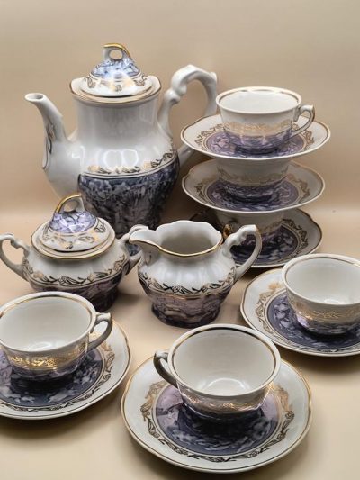 Serwis kawowy porcelanowy - CHODZIEŻ