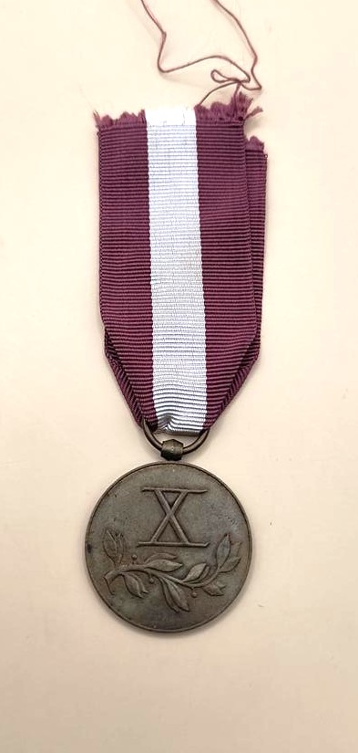 Brązowy Medal za Długoletnią Służbę (X lat) - Polska