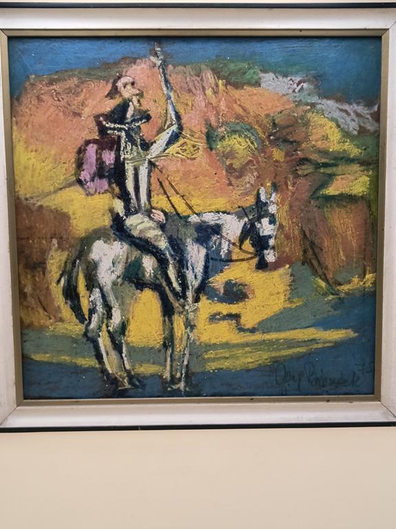 Obraz olejny "Don Kichot" - Ignacy Bieniek