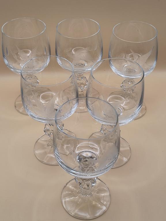 Zestaw kieliszków kryształowych BOHEMIA - nieużywane