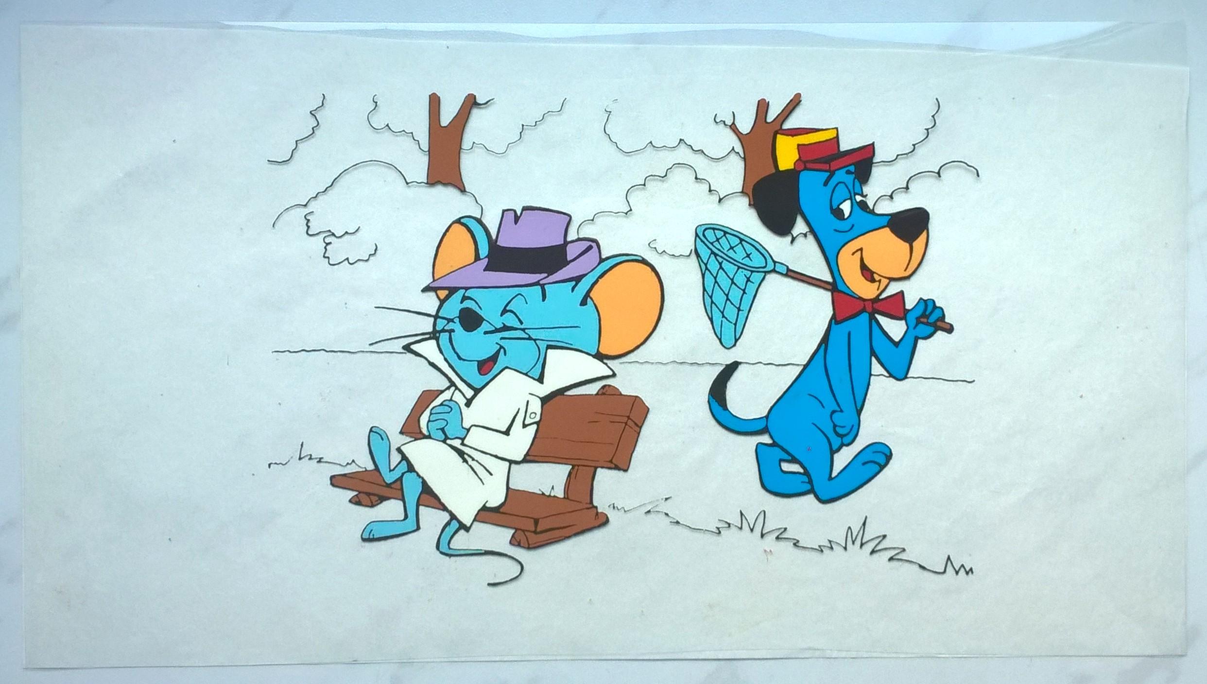 Folia animacyjna - Mysz Blabber oraz Pies Huckelberry