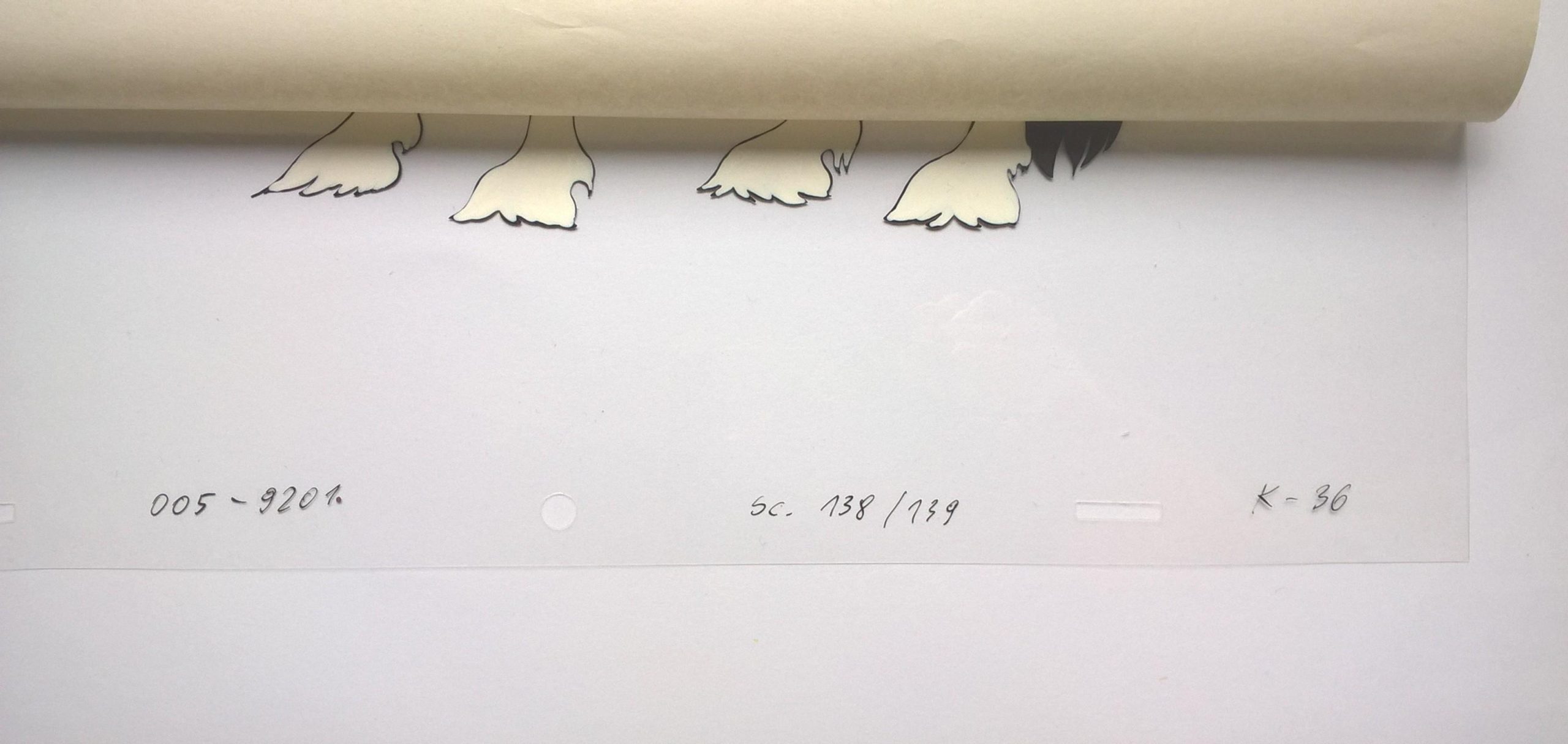 Folia animacyjna celuloidowa KOŃ - z kreskówki Hanna-Barbera