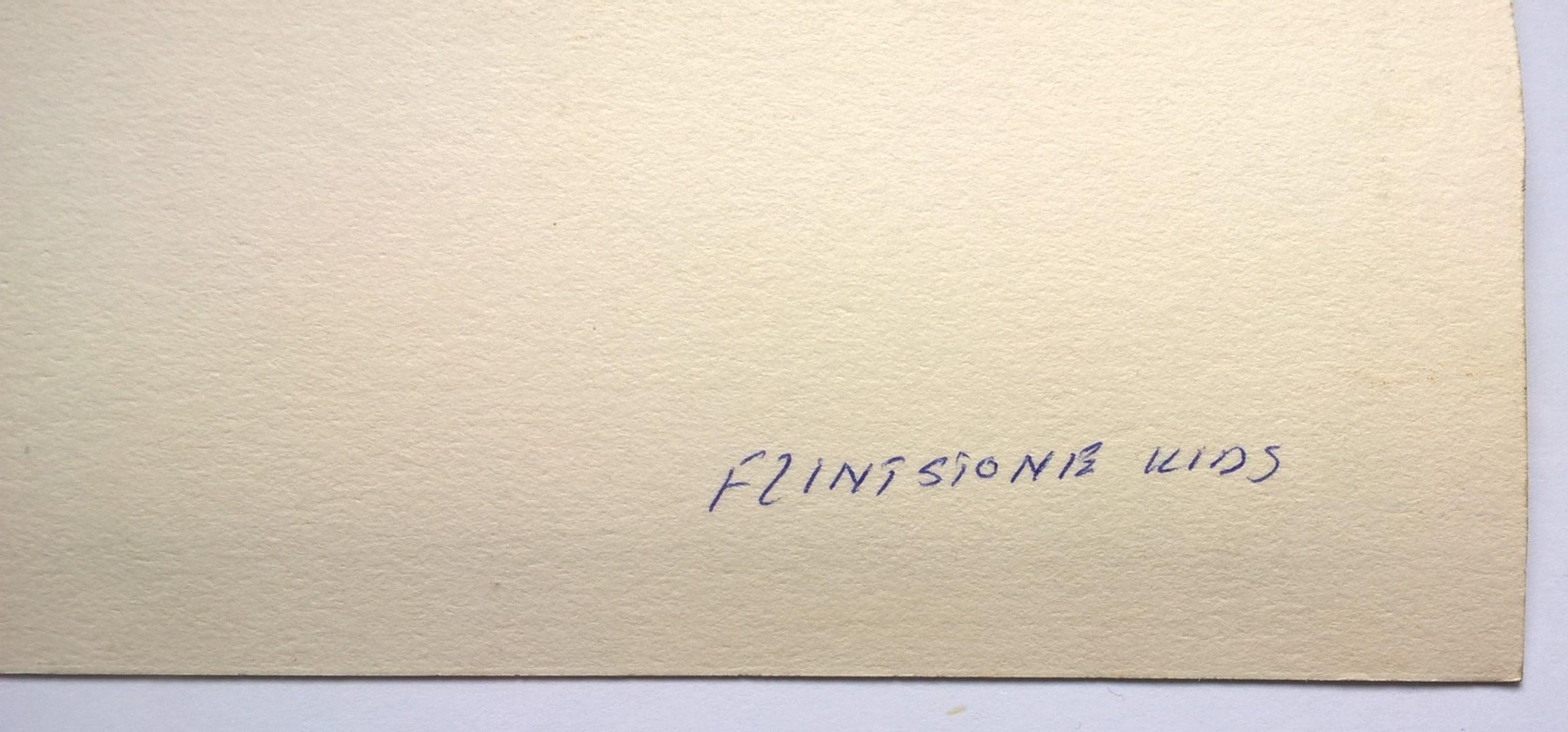 Tło animacyjne na papierze z bajki Hanna-Barbera „THE FLINTSTONE KIDS”