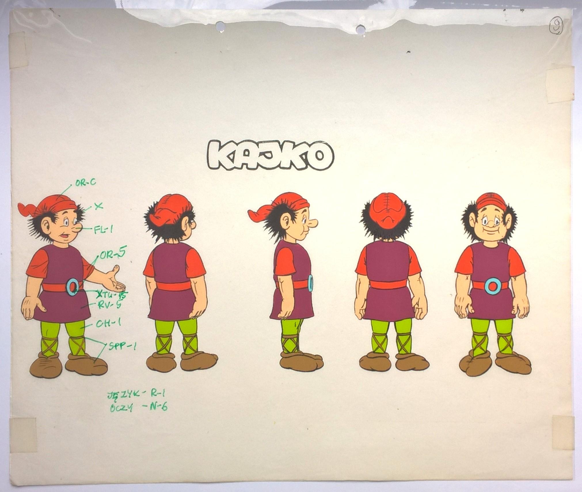 Folia animacyjna z kreskówki „Kajko i Kokosz” – KAJKO [9]