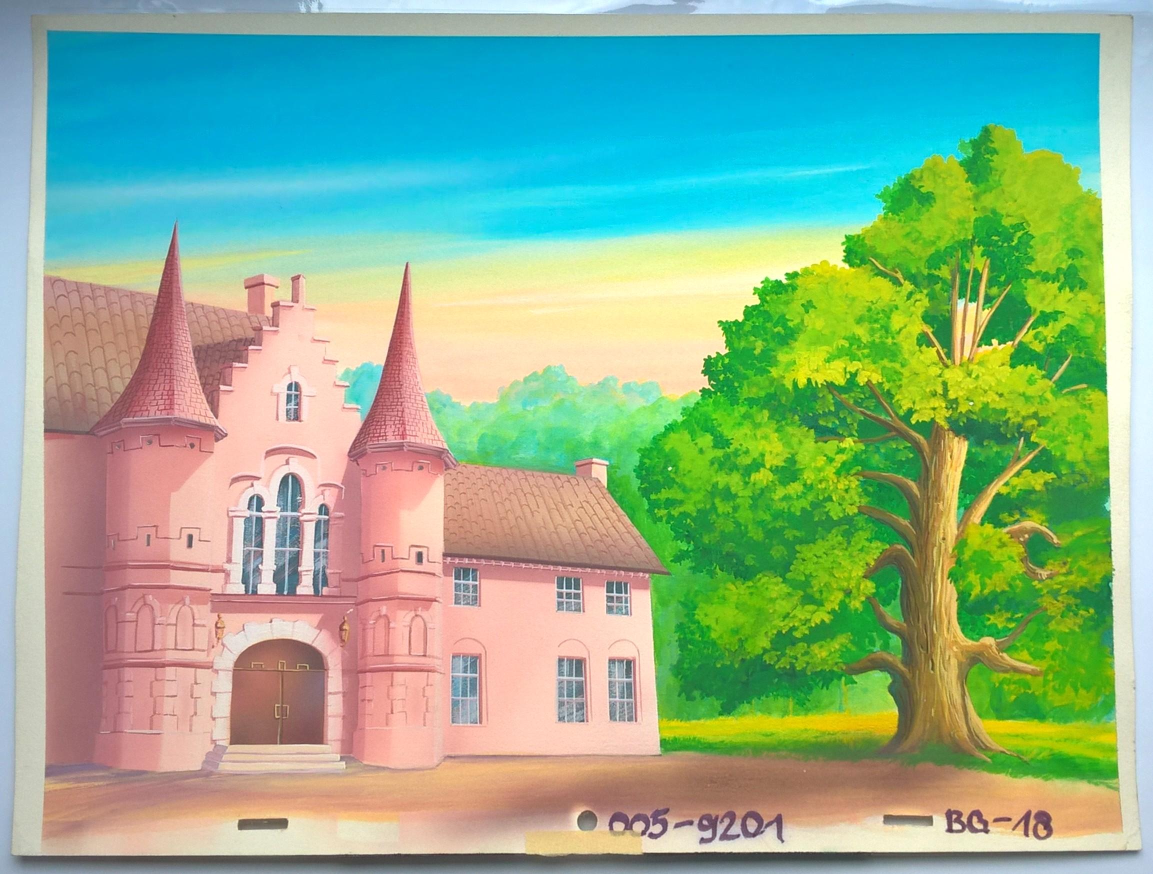 Tło animacyjne z bajki Hanna-Barbera