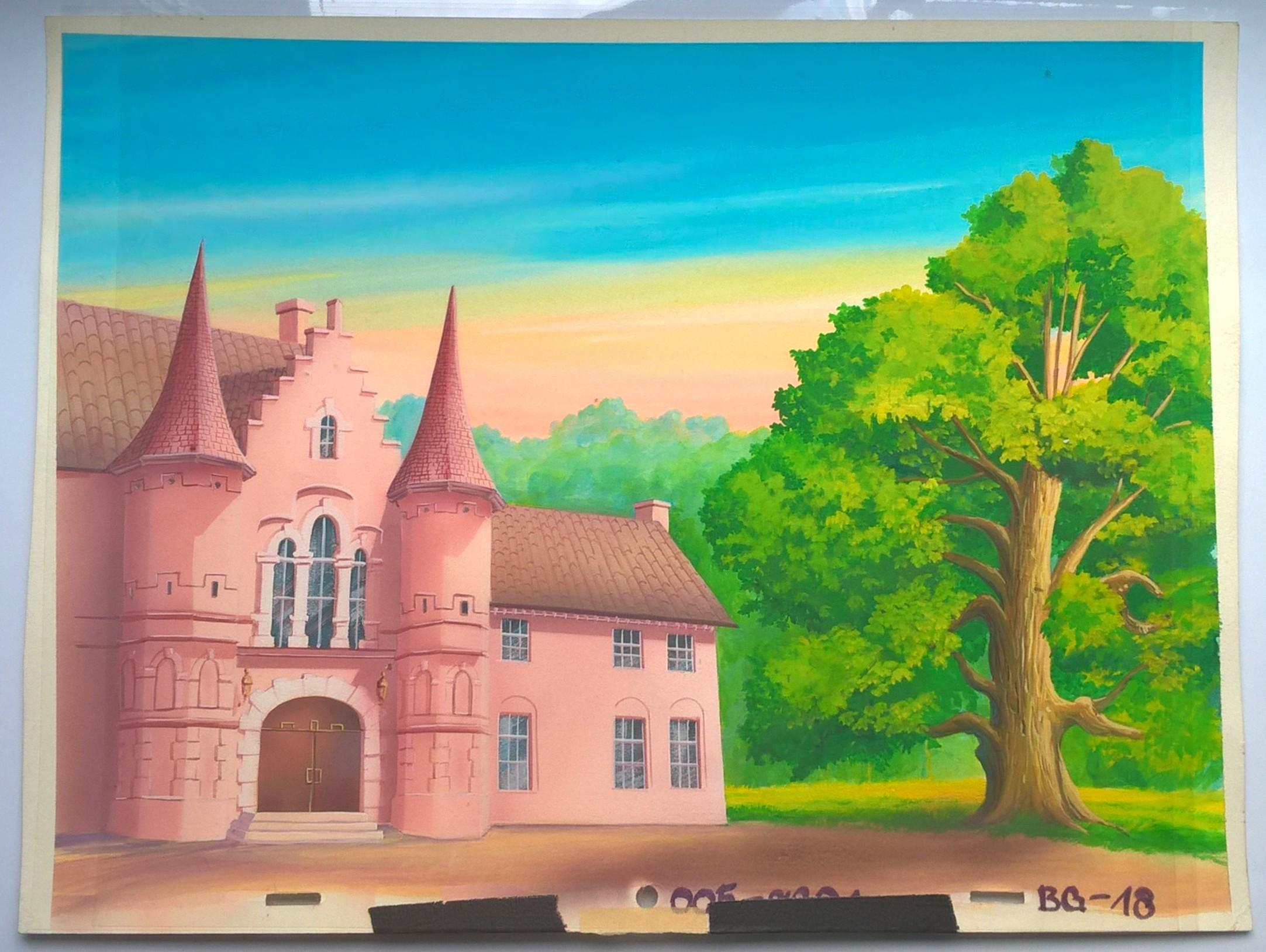 Tło animacyjne z bajki Hanna-Barbera