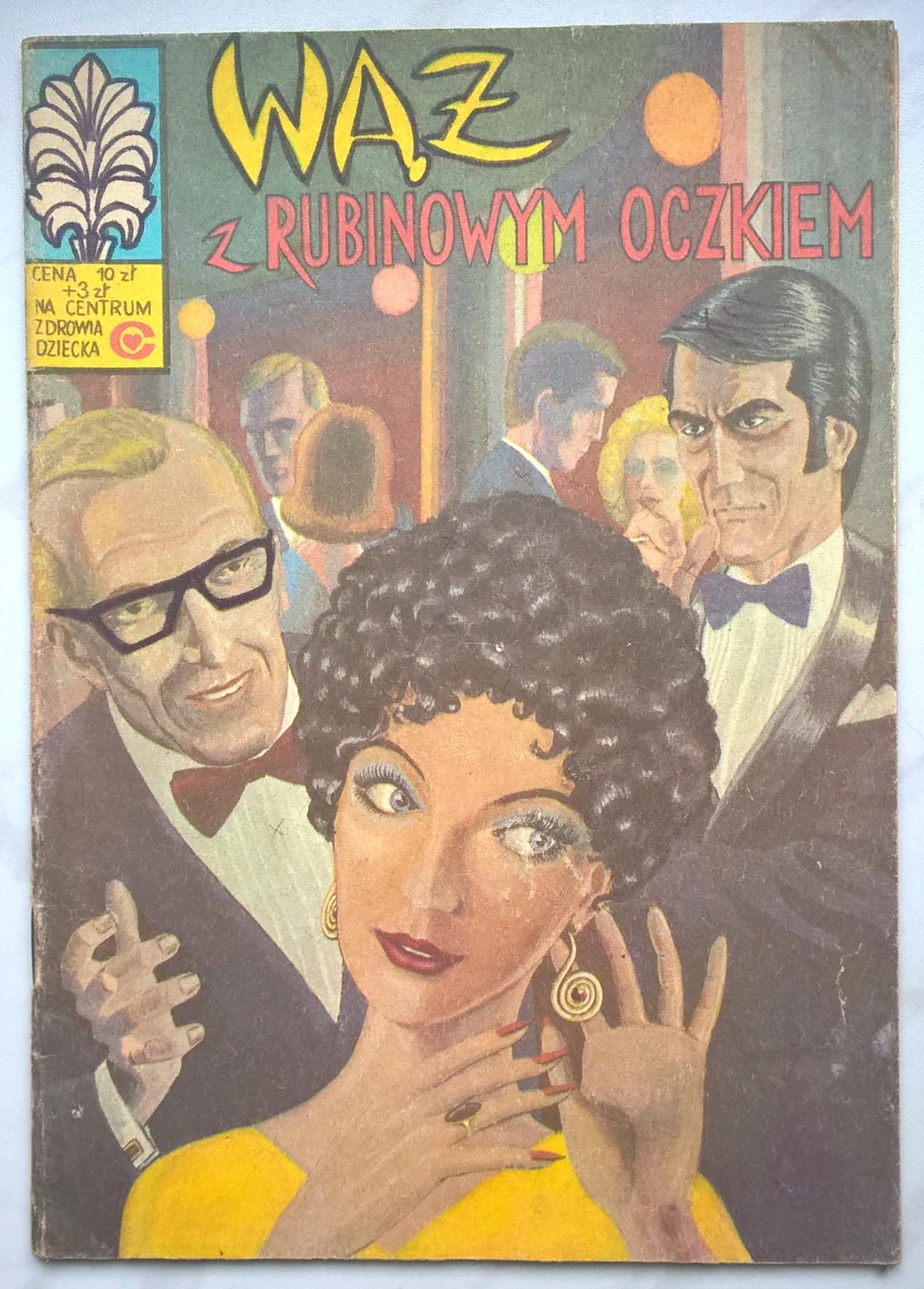 Komiks "KAPITAN ŻBIK - Wąż z rubinowym oczkiem, cz. II", 1980 r.