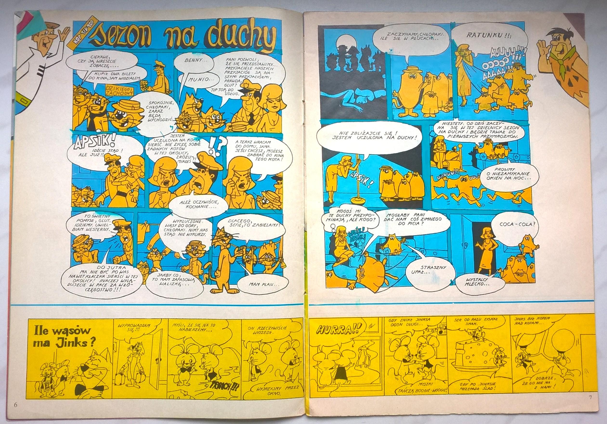 Czasopismo VIDEO ŚWIAT Hanna-Barbera - Nr 1, 1990 r.